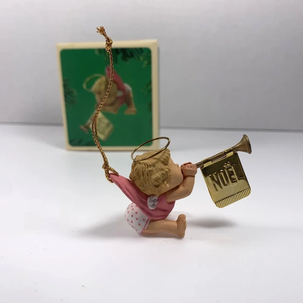 Hallmark 1984 Vintage Musical Angel Ornament New in Original Box - New Old Stock